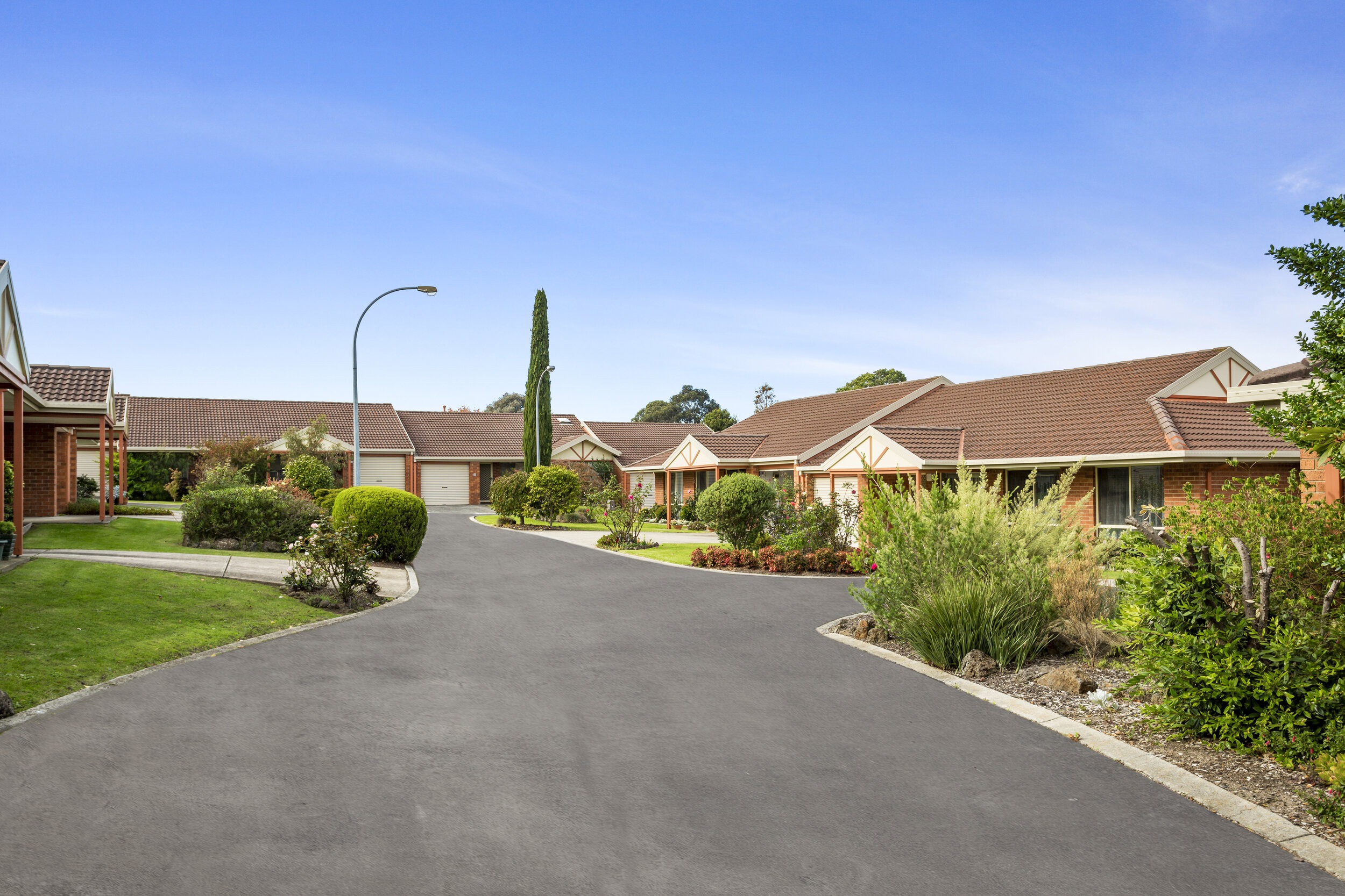 A street of homes within Barrina Gardens