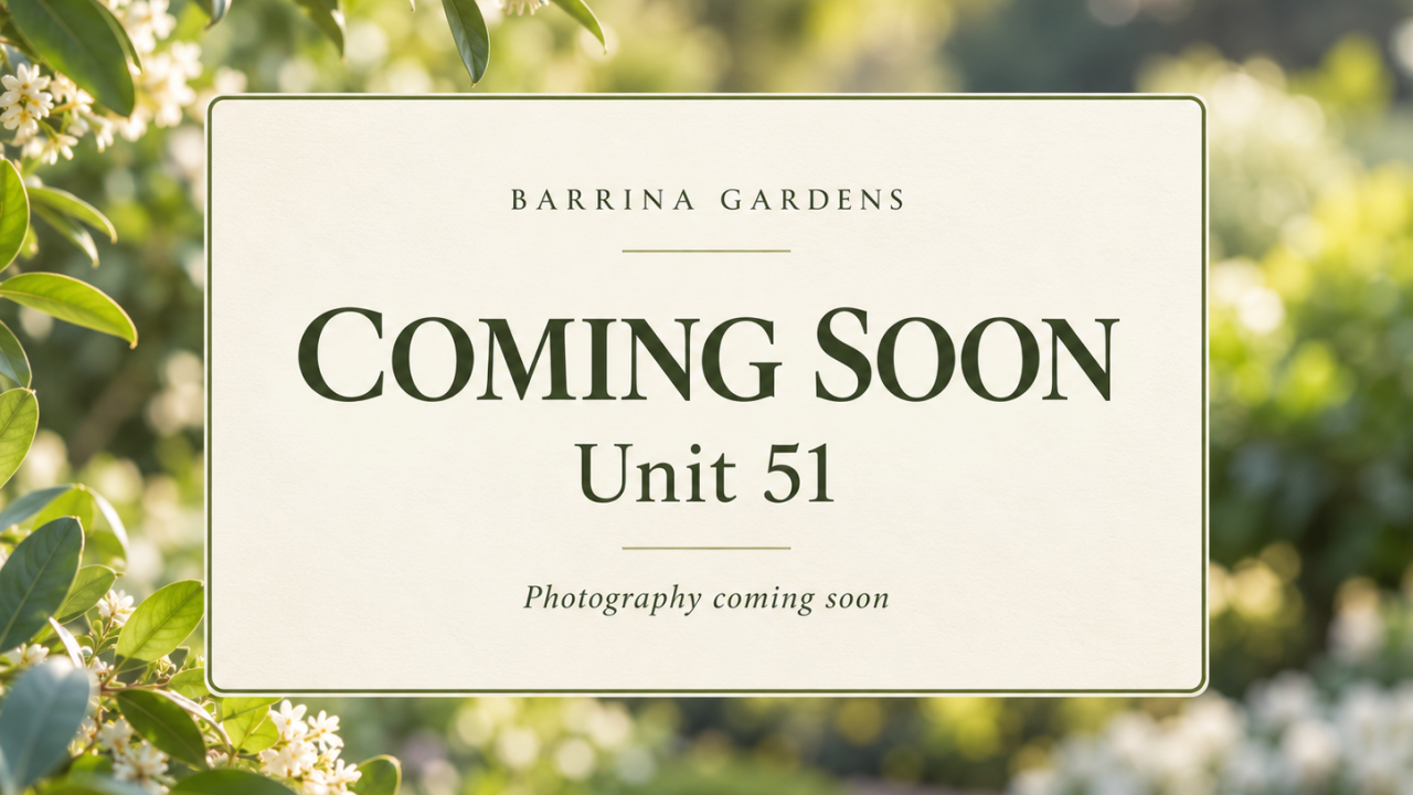 Barrina Gardens Unit 51 Coming Soon